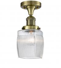 Innovations Lighting 517-1CH-AB-G302 - Colton - 1 Light - 6 inch - Antique Brass - Semi-Flush Mount