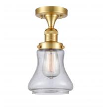 Innovations Lighting 517-1CH-SG-G194 - Bellmont - 1 Light - 6 inch - Satin Gold - Semi-Flush Mount