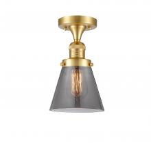 Innovations Lighting 517-1CH-SG-G63 - Cone - 1 Light - 7 inch - Satin Gold - Semi-Flush Mount