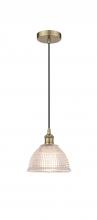 Innovations Lighting 616-1P-AB-G422 - Arietta - 1 Light - 8 inch - Antique Brass - Cord hung - Mini Pendant