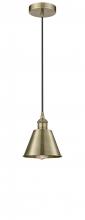 Innovations Lighting 616-1P-AB-M8-AB - Edison - 1 Light - 7 inch - Antique Brass - Multi Pendant