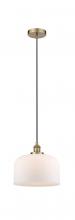 Innovations Lighting 616-1PH-AB-G71-L - Bell - 1 Light - 12 inch - Antique Brass - Cord hung - Mini Pendant