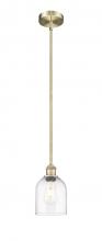Innovations Lighting 616-1S-AB-G558-6CL - Bella - 1 Light - 6 inch - Antique Brass - Stem hung - Mini Pendant