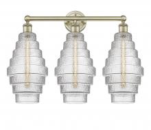 Innovations Lighting 616-3W-AB-G672-8 - Cascade - 3 Light - 26 inch - Antique Brass - Bath Vanity Light