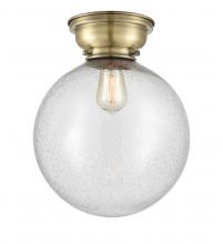 Innovations Lighting 623-1F-AB-G204-12 - Beacon - 1 Light - 12 inch - Antique Brass - Flush Mount