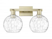 Innovations Lighting 716-2W-AB-G1215-8 - Athens Water Glass - 2 Light - 19 inch - Antique Brass - Bath Vanity Light