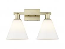Innovations Lighting 716-2W-AB-GBC-81 - Berkshire Glass - 2 Light - 19 inch - Antique Brass - Bath Vanity Light