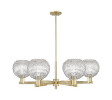 Innovations Lighting 716-6CR-AB-G122C-8CL - Athens - 6 Light - 38 inch - Antique Brass - Stem hung - Chandelier