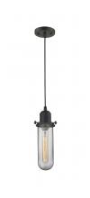 Innovations Lighting 900-1P-OB-CE228-OB-CL-LED - Centri - 1 Light - 5 inch - Oil Rubbed Bronze - Cord hung - Mini Pendant