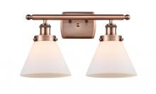 Innovations Lighting 916-2W-AC-G41 - Cone - 2 Light - 18 inch - Antique Copper - Bath Vanity Light
