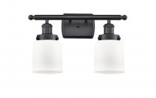 Innovations Lighting 916-2W-BK-G51 - Bell - 2 Light - 16 inch - Matte Black - Bath Vanity Light