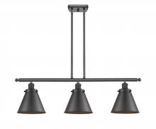 Innovations Lighting 916-3I-BK-M13 - Appalachian - 3 Light - 36 inch - Matte Black - Stem Hung - Island Light