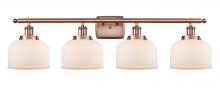 Innovations Lighting 916-4W-AC-G71 - Bell - 4 Light - 38 inch - Antique Copper - Bath Vanity Light