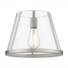 Innovations Lighting G384A-12CL - Lux - 1 Light - 12 inch - Brushed Brass - Chain Hung - Mini Pendant