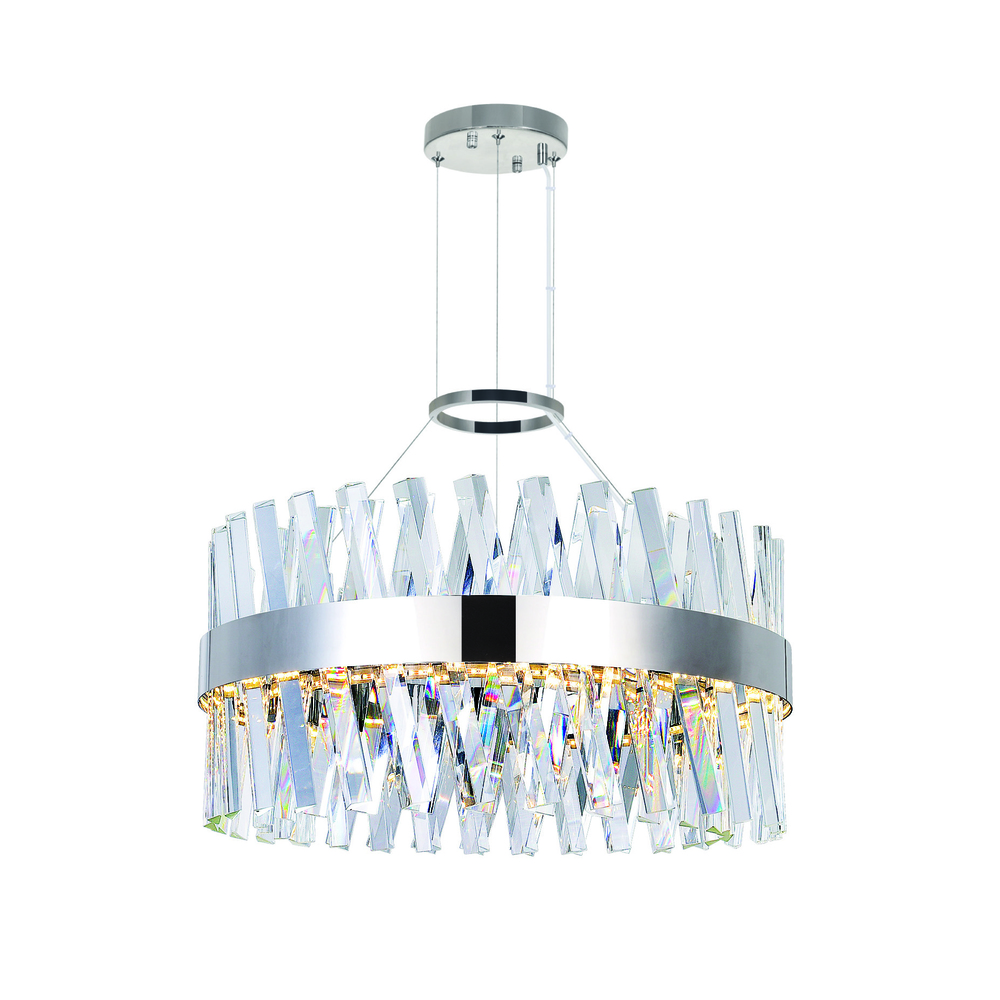 Glace LED Chandelier With Chrome Finish