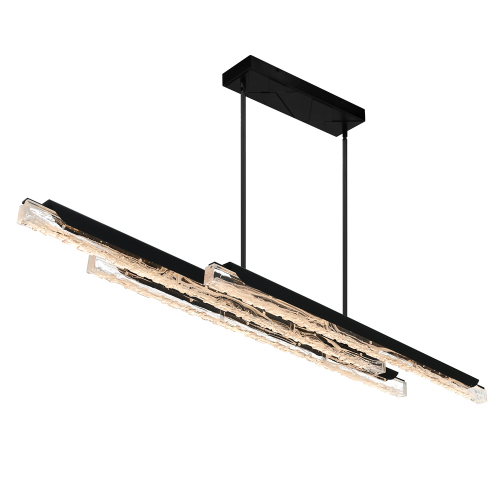 Valira Integrated LED Black Chandelier