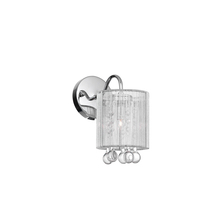 CWI Lighting 5006W5C-1 (S) - Water Drop 1 Light Bathroom Sconce With Chrome Finish