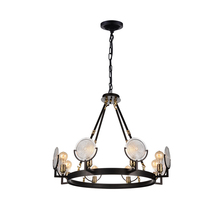 CWI Lighting 9909P30-8-192 - Bhima 8 Light Up Chandelier With Brown Finish