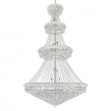 CWI Lighting 8001P50C - Empire 42 Light Down Chandelier With Chrome Finish