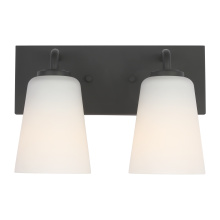 Generation Lighting GLV1052MBK - Miles Medium Vanity