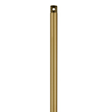 Generation Lighting DRT12BBS - 12" Threaded Downrod - Burnished Brass