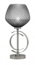 Toltec Company 56-GP-4922 - Accent Lamp, Graphite Finish, 9" Smoke Textured Glass