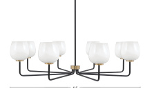 Toltec Company 6208-MBNAB-4811 - Chandeliers