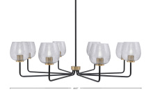 Toltec Company 6208-MBNAB-4812 - Chandeliers