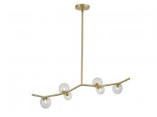 Avenue Lighting HF4806-CLR - Hampton Collection Six Light Chandelier