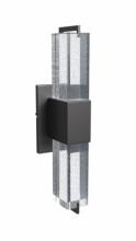 Avenue Lighting HF3012-BB-XL-SNW - The Original Glacier Avenue 39"  Wall Sconce in Brushed Brass with Snow Crystal