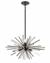 Avenue Lighting HF8201-BK - Palisades Ave. 24" Chandelier in Black