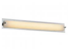 Avenue Lighting HF1116-CH - Cermack St. 38"  LED Resctangular  Vanity Bath Bar in Polished Chrome with Frosted Glass