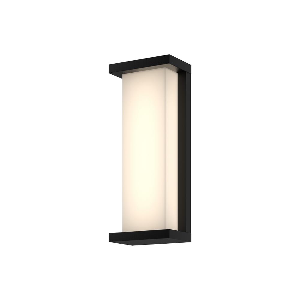 Bravo 4-in Black LED Exterior Wall Sconce