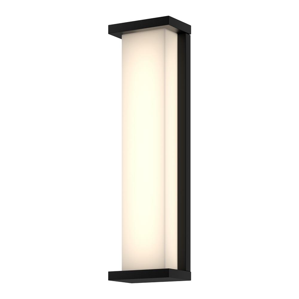 Bravo 20-in Black LED Exterior Wall Sconce