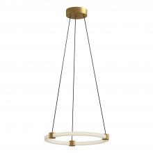 Kuzco Lighting Inc PD24716-BG - Bruni 16-in Brushed Gold LED Pendant