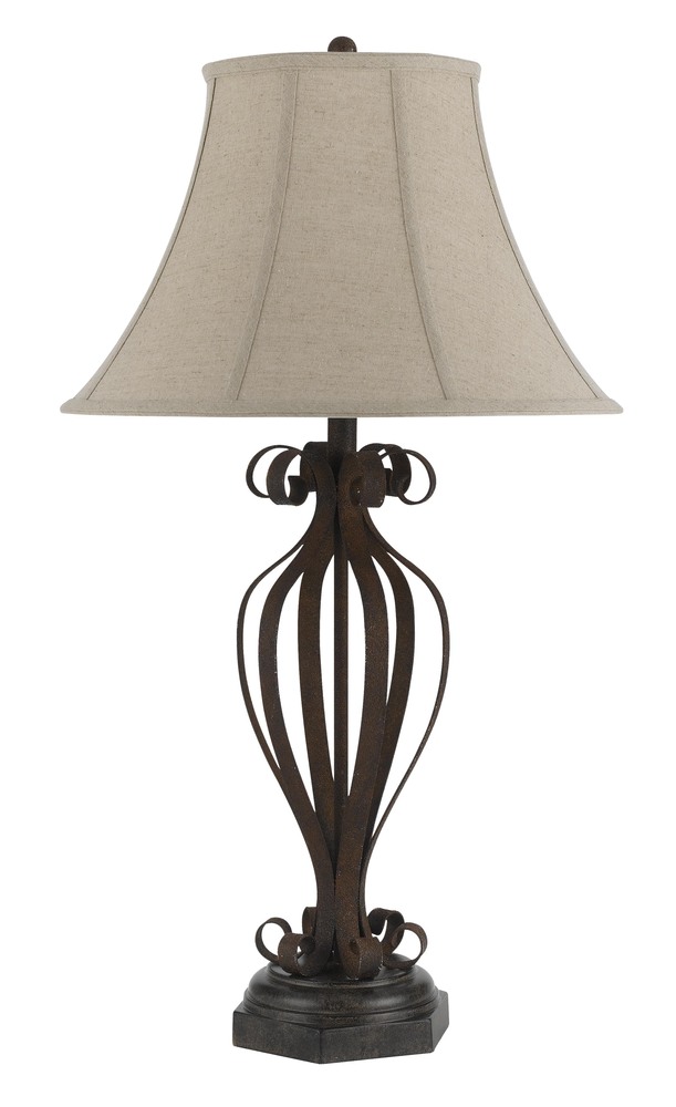 150W 3 way Olivia iron table lamp