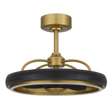 CAL Lighting CF-1003 - Remote Controlled 30W, 580 lumen, 3000K dimmable 6 speed LED Arroyo ultra quiet FAN LIGHT