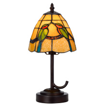 CAL Lighting BO-3118AC - 40W metal/resin Tiffany accent lamp with inline switch