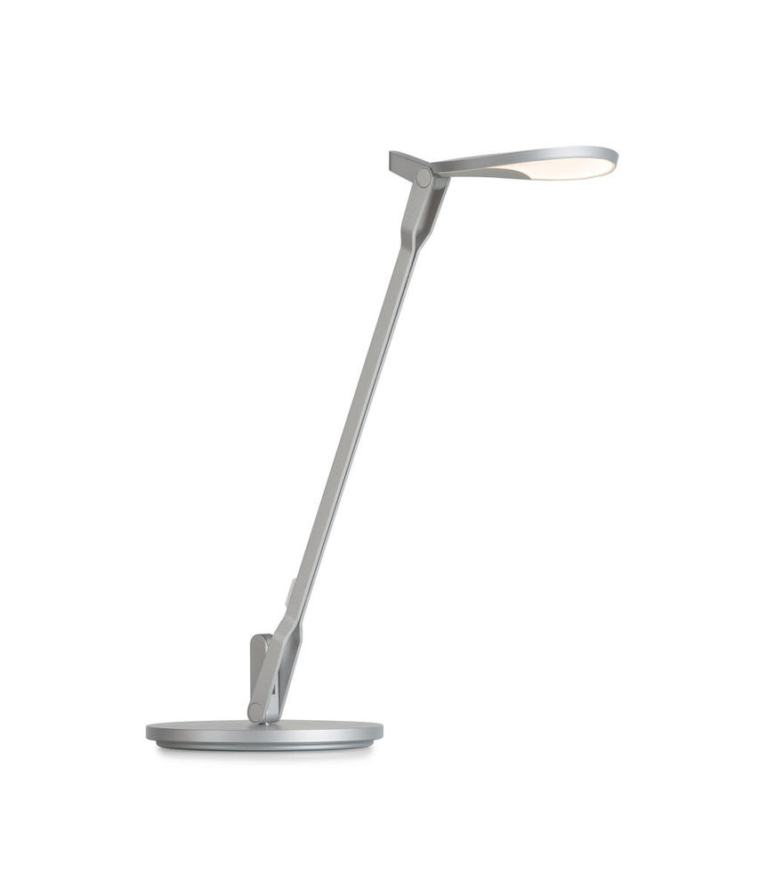 Splitty (Warm Light) (Silver) with Desk Base