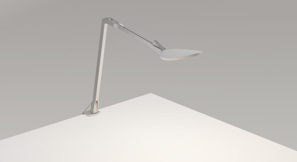 Splitty Reach (Warm Light) (Silver) with 2-Piece Desk Clamp