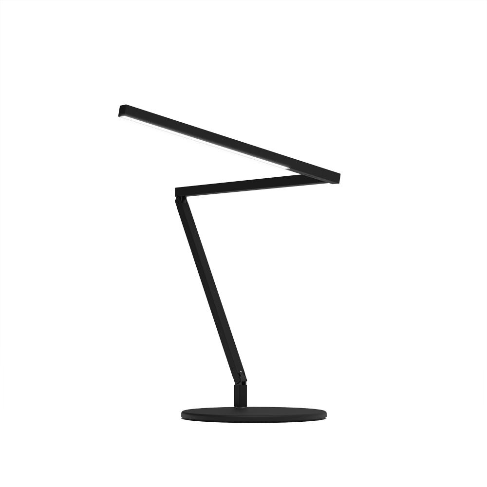 Z-Bar Mini Desk Lamp Gen 4 (Daylight White Light; Matte Black) with Desk Base