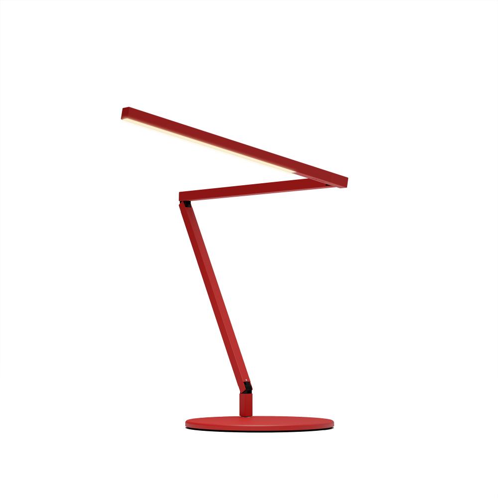 Z-Bar Mini LED Desk Lamp Gen 4 (Warm Light; Matte Red)