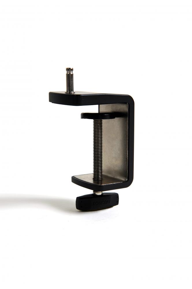 One-piece Desk Clamp for Z-Bar, Mosso Pro Desk series (Metallic Black)