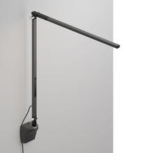 Koncept Inc AR1000-CD-MBK-WAL - Z-Bar Solo Desk Lamp with wall mount (Cool Light; Metallic Black)