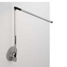 Koncept Inc AR1000-WD-SIL-HWS - Z-Bar Solo Desk Lamp with hardwire wall mount (Warm Light; Silver)