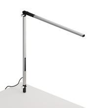 Koncept Inc AR1000-CD-SIL-THR - Z-Bar Solo Desk Lamp with through-table mount (Cool Light; Silver)