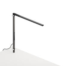 Koncept Inc AR1100-WD-MBK-THR - Z-Bar Solo mini Desk Lamp with through-table mount (Warm Light; Metallic Black)