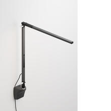 Koncept Inc AR1100-WD-MBK-WAL - Z-Bar Solo mini Desk Lamp with wall mount (Warm Light; Metallic Black)