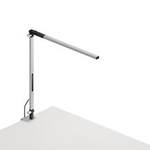 Koncept Inc AR1100-WD-SIL-CLP - Z-Bar Solo mini Desk Lamp with one-piece desk clamp (Warm Light; Silver)