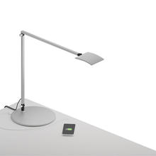 Koncept Inc AR2001-SIL-USB - Mosso Pro Desk Lamp with USB base (Silver)
